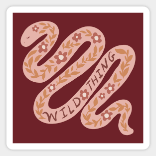 Wild Thing Snake - Blush Ochre Magnet